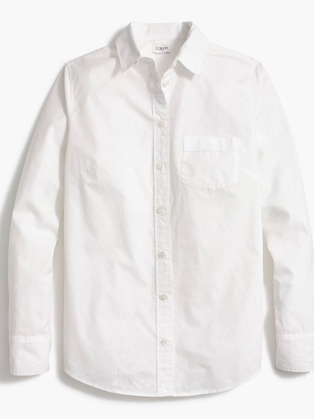 J.Crew Factory Button-up cotton poplin shirt in signature fit